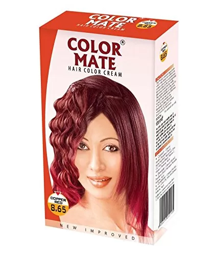 Colormate Hair Color Cream 834 Golden Copper 60Ml
